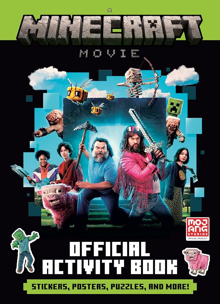 A MINECRAFT MOVIE Official Activity Book cover image