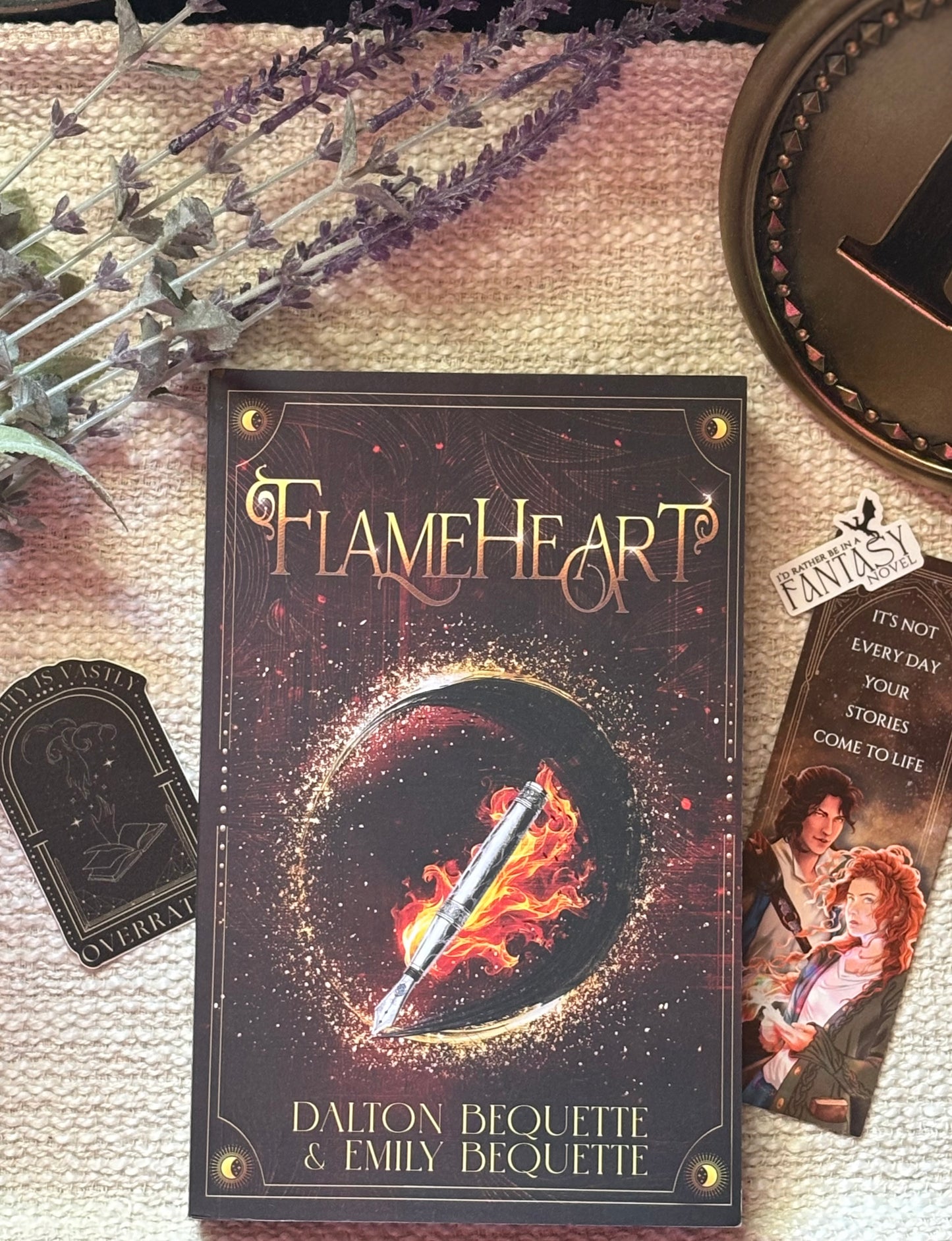 FlameHeart: A Young Adult Portal Fantasy Romance (FlameHeart Chronicles, 1) *Signed*