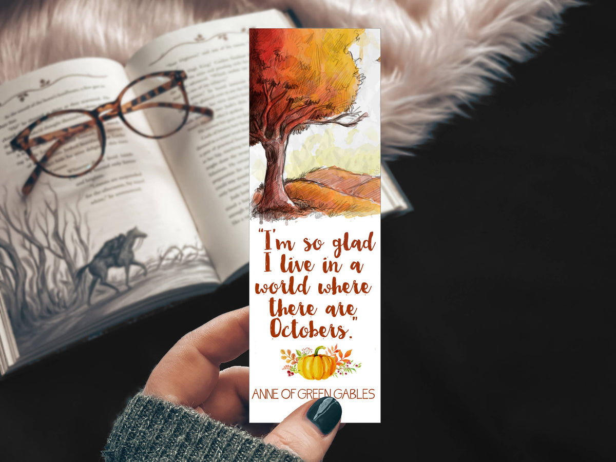 Anne of Green Gables Octobers Bookmark
