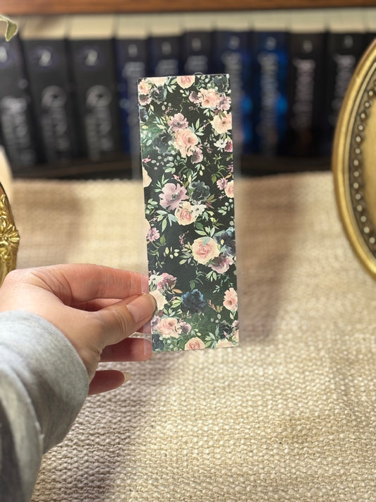 Romantic Floral Bookmark